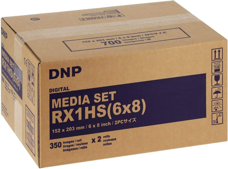 DNP Paper DSRX1HS-6X8 2 Rollen mit 350 Druck. 15x20 für DS-RX1HS