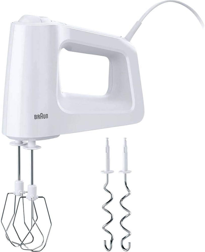 Braun MultiMix 3 HM 3000 Handmixer – Handrührgerät mit 5 Geschwindigkeitsstufen & Turbo-Funktion, in