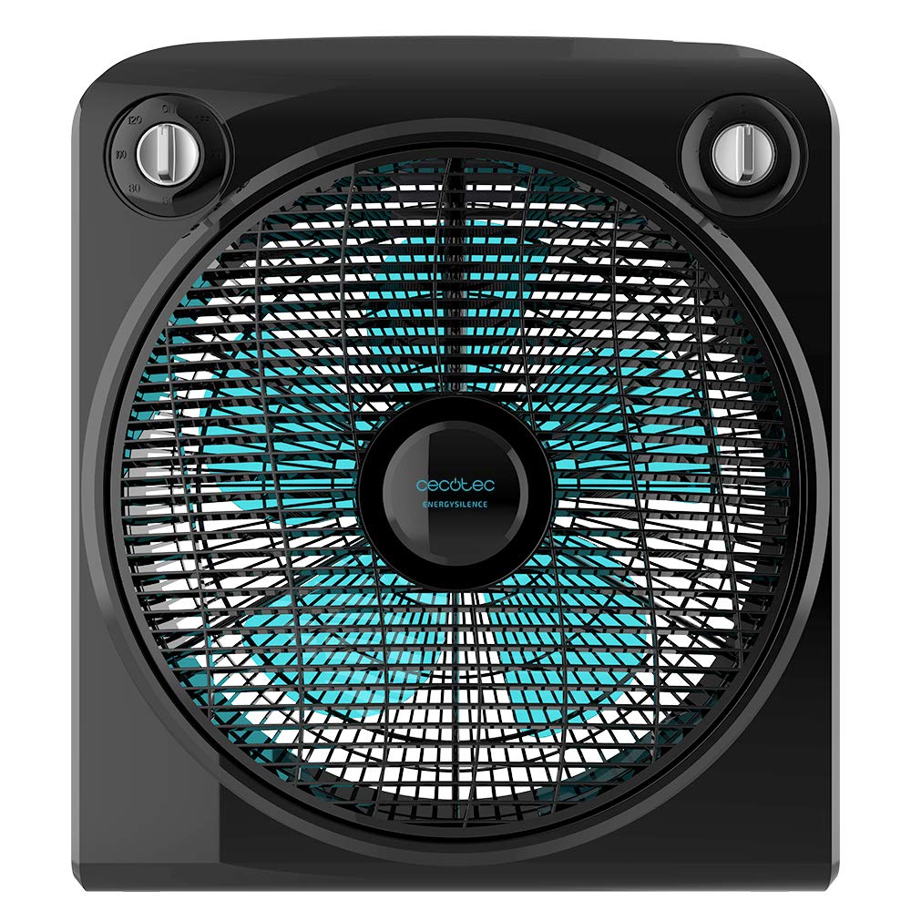 Cecotec Turmventilatoren (Schwarz, EnergySilence 6000 PowerBox) (Schwarz) Quadrat Schwarz, Quadrat S