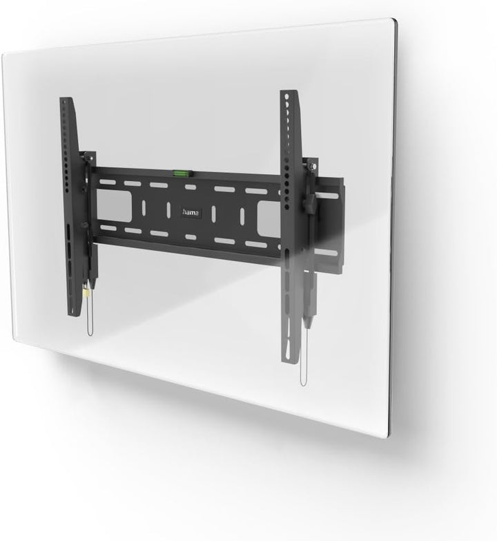 Hama TV Wandhalterung, neigbar, mit Diebstahlschutz (TV Wandhalterung 37-90 Zoll, VESA 100x100 bis V