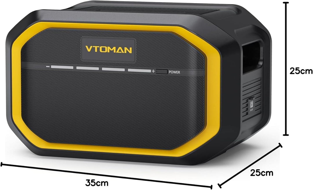 VTOMAN FlashSpeed 1500 Zusätzlicher Batterie 1548Wh - LiFePO4 Batterie für FlashSpeed 1500/FlashSpee