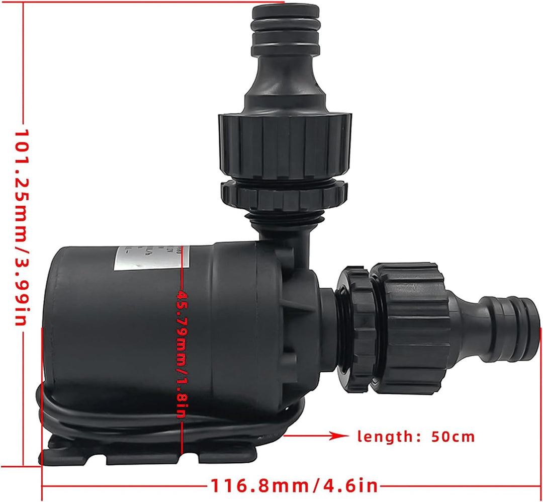 2 Pcs Dc 12v Bürstenlose Tauchwasserpumpe, Dc 12v Mini-Wasserpumpe, Brushless Tauchwasserpumpe, Bohr