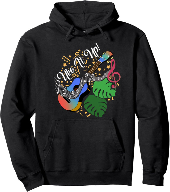Ukulele Musik Akustik Geschenk Pullover Hoodie