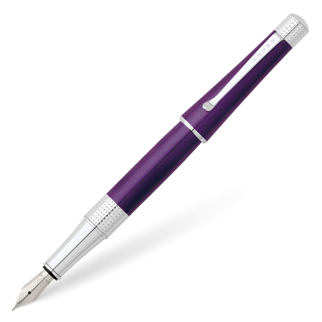 Cross Beverly Füller (Federstärke: M, Schreibfarbe: schwarz) violett-lack Violett-Lack Geschenkbox,