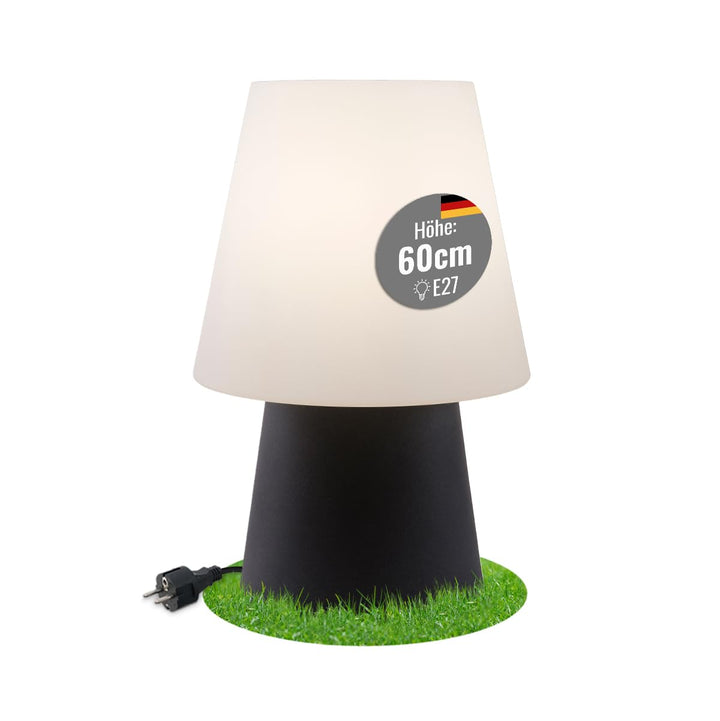 Light Life Leuchtobjekt Lampe "Anthrazit" 60 cm (Solar) Indoor & Outdoor, Anthrazit