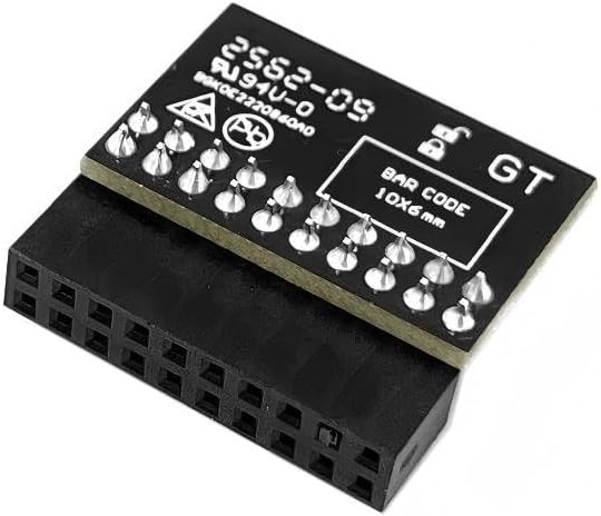 JINTAI TPM 2.0-Modul TPM LPC 20-Pin-Modul für Gigabyte-Motherboard B450-Gaming X/GA-Gaming-B8/GA-B25