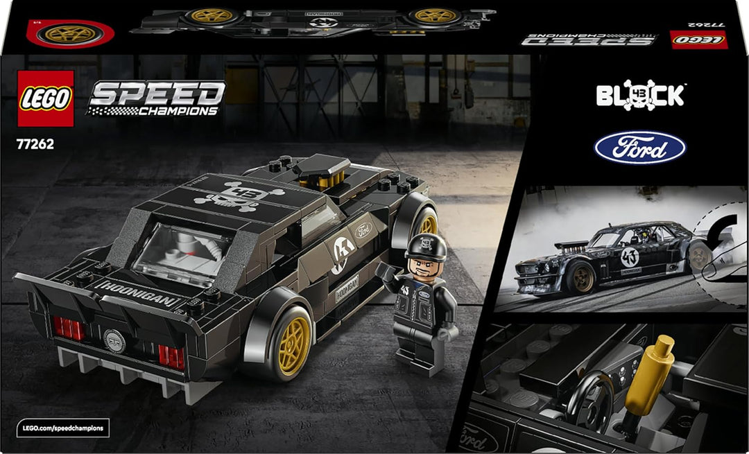 LEGO Speed Champions Ken Blocks 1965 Ford Mustang Hoonicorn V1 - Muscle Car Spielzeug - Modellbau mi