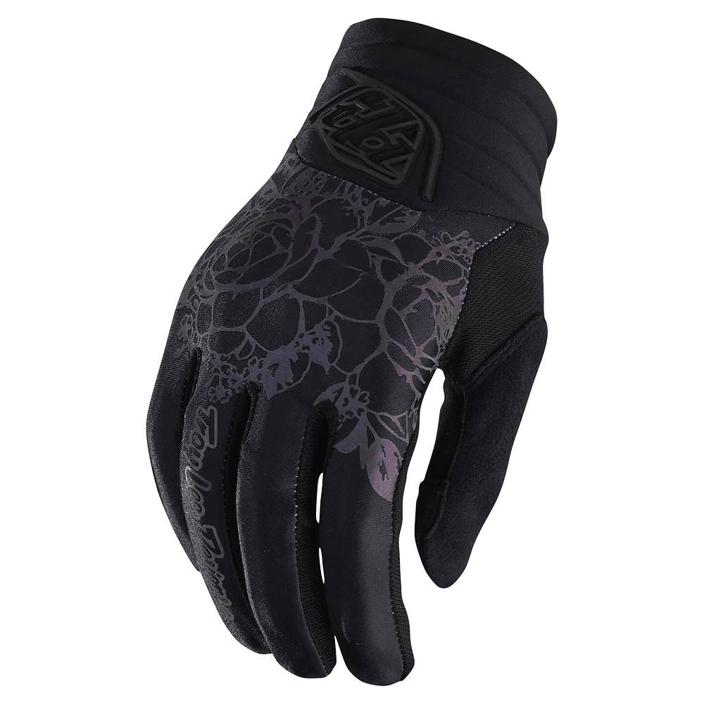 Troy Lee Designs Luxe Floral Damen Fahrradhandschuhe (Black,XL)