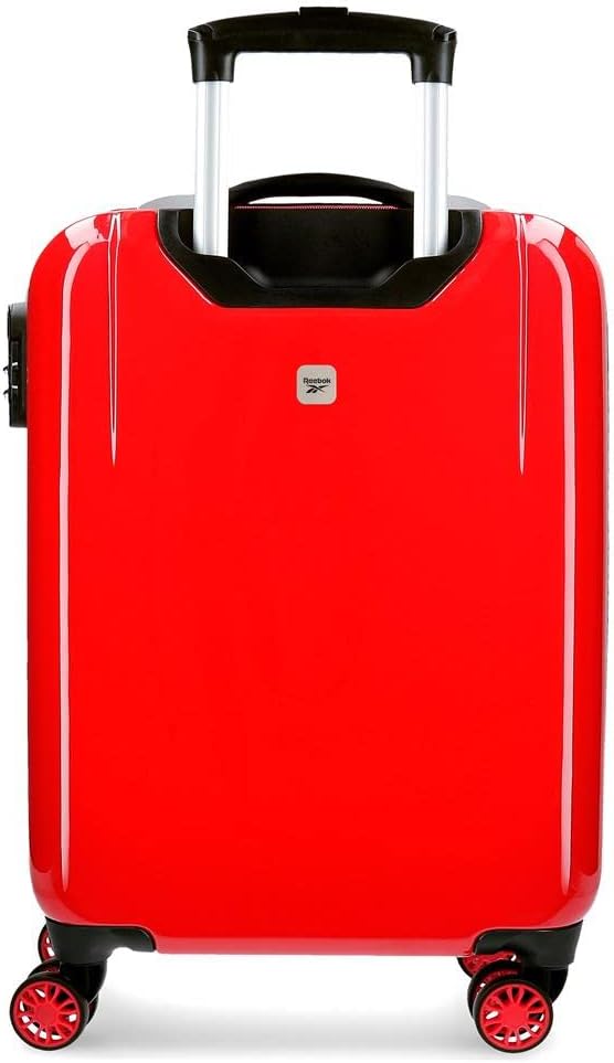 Reebok Maveryck Kabinenkoffer Rot 38 x 55 x 20 cm Starres ABS Seitliches Zahlenschloss 34 L 2,86 kg