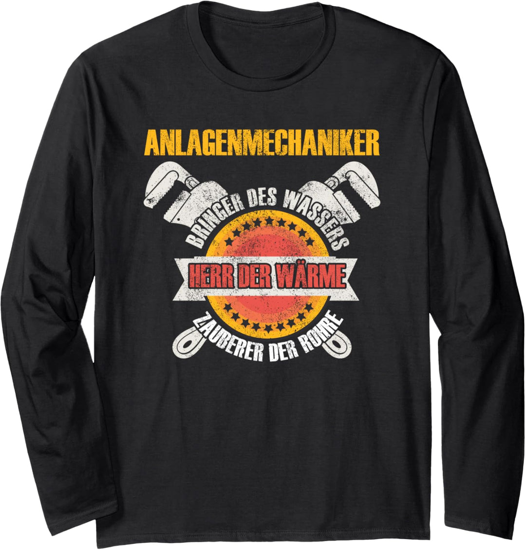 Anlagenmechanik für sanitär-, heizungs- und Klimatechnik Langarmshirt