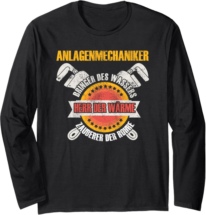 Anlagenmechanik für sanitär-, heizungs- und Klimatechnik Langarmshirt
