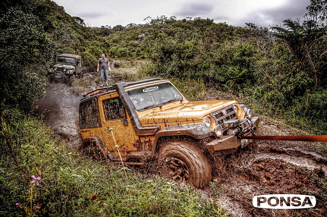 Abschleppseil 4x4 PRO von Fahrzeugen, halbelastisch, Länge: 5m. Tragfähigkeit: 9.000 kg. 02798200580