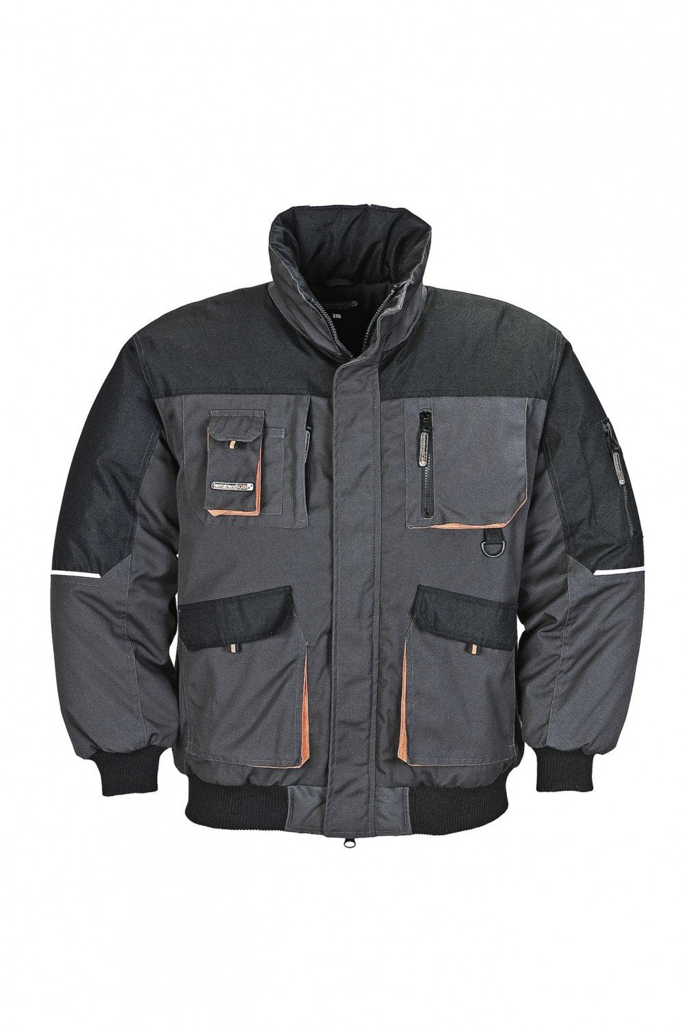 Terratrend Job Pilotenjacke, Grösse L, Dunkel Grau,schwarz,orange L Dunkel Grau,schwarz,orange, L Du