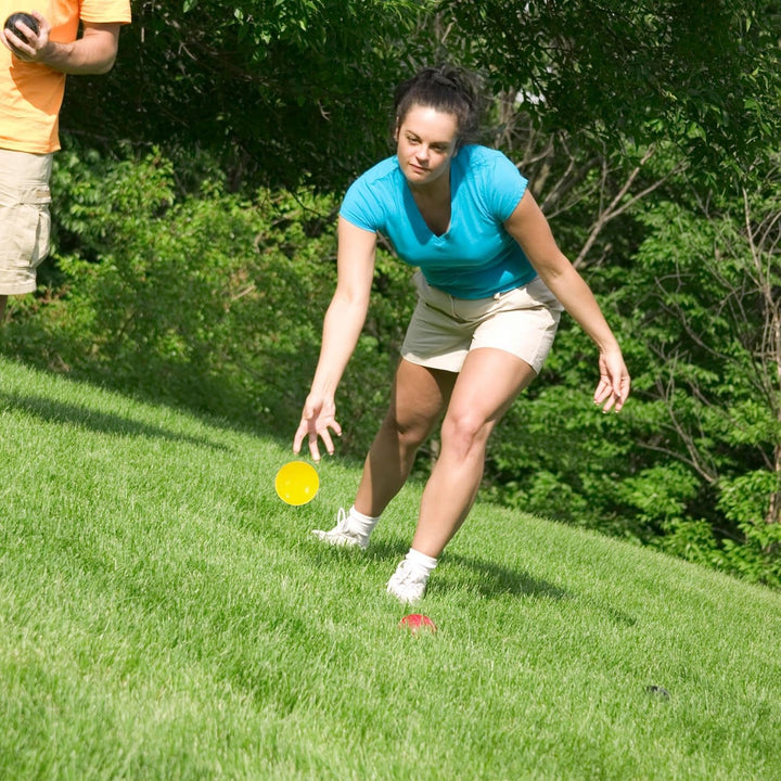 HTI Toys & Games 8 Piece Boules Carry Case , Garden Games for Kids Camping and Holiday Games , Outdo