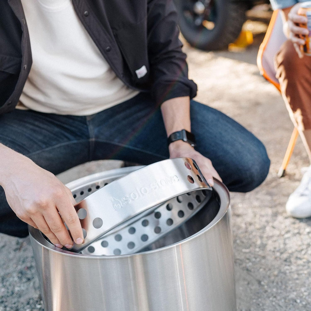 Solo Stove Feuerschale Ranger Essential Set 2.0 | Inkl. Feuerstelle, Standfuss, Deckel, Mobile Feuer