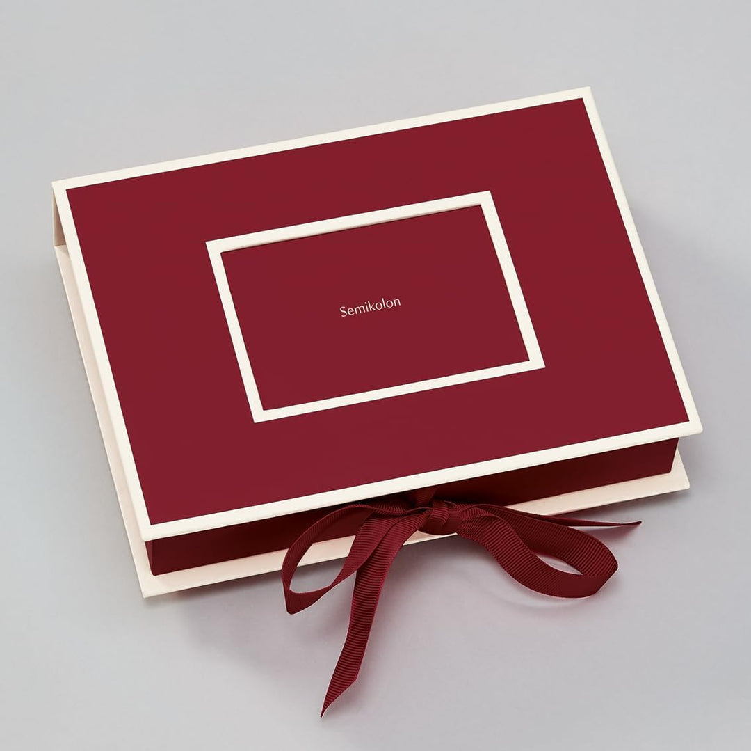 Semikolon 352512 Kleine Fotobox mit Einschubfenster - 20,7 x 15,3 x 4,7 cm - für 13 x 18 cm Fotos -