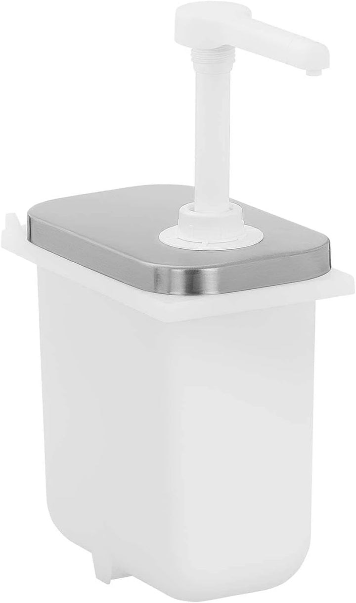 Royal Catering RCDI-2L Saucenspender Pumpstation Pumpspender Senfspender Dosierspender 1 Pumpen 1 L,