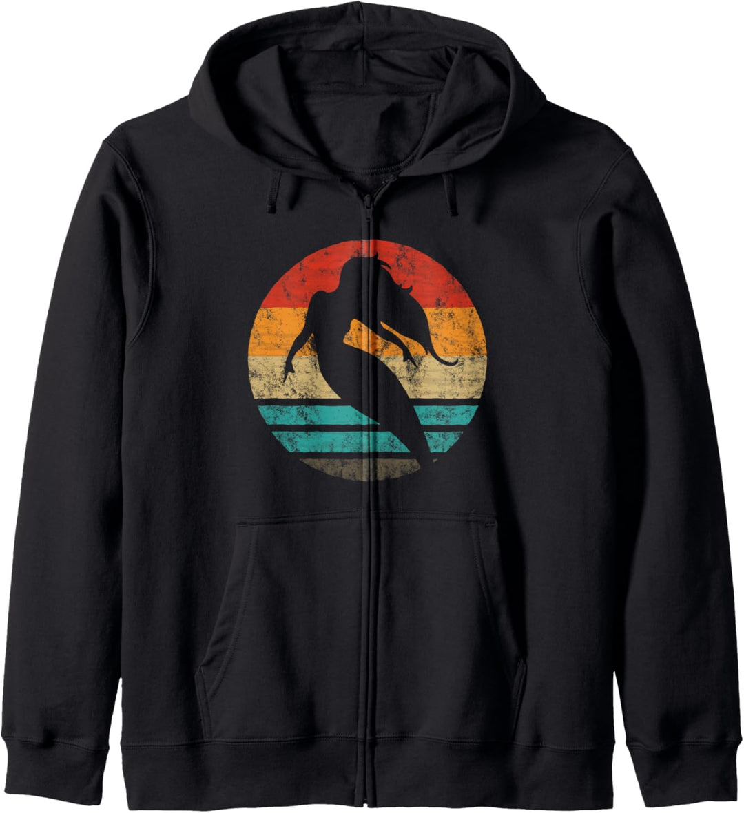Meerjungfrau Retro Style Vintage Kapuzenjacke