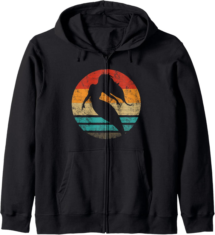 Meerjungfrau Retro Style Vintage Kapuzenjacke
