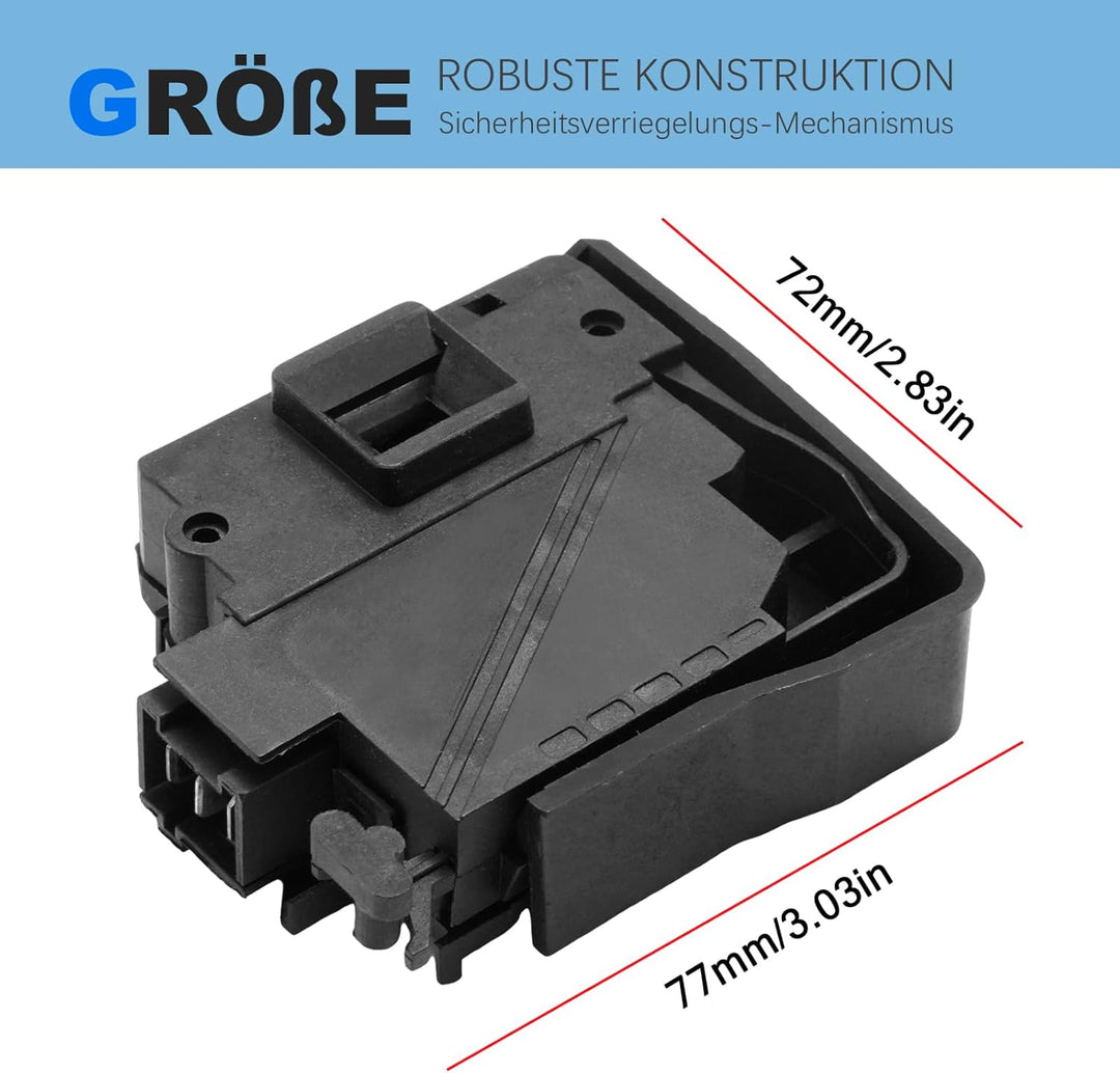 Waschmaschinentürschlossschalter, Magnetverriegelung Ersatzteile, Ersatz für Samsung WD70J5410AW WD7