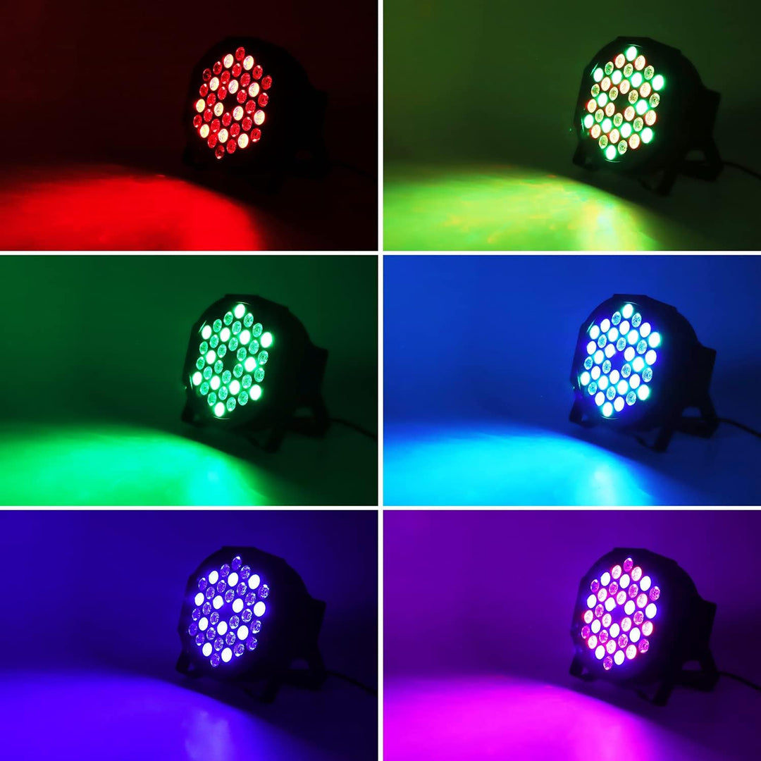 HOLDLAMP 36 LED Par Scheinwerfer mit Fernbedienung, RGBW DMX512 Disco Bühnenlicht mit Verstellbare H