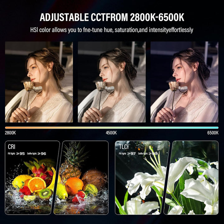 GODOX MA5R Magnetic Full Colour RGB Video Light, 1800K-10000K 14 Pre-Programmed Effects LED Light Ph