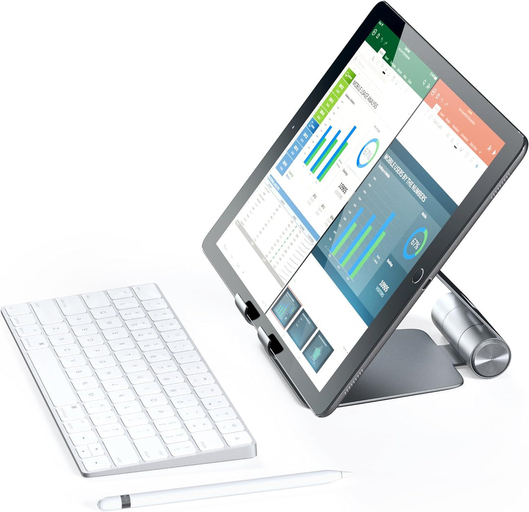 SATECHI R1 Aluminium Multi-Angle Faltbarer Tablet Ständer - Für M2/ M1 iPad Pro/iPad Air, iPad Mini,