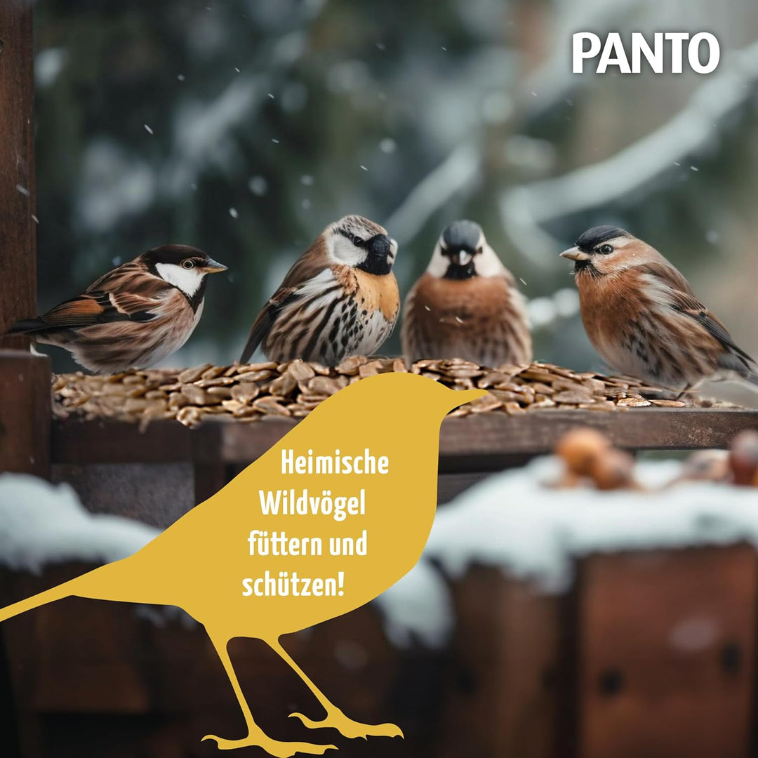 PANTO Sonnenblumenkerne geschält 25 kg – Wildvogelfutter aus reinen, schalenlosen Sonnenblumenkernen