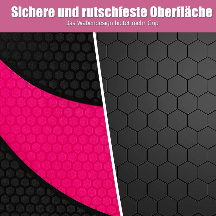 GOPLUS Höhenverstellbarer Stepper, Step-Bench mit 3 Stufen (10/15/20cm), Steppbrett für Aerobic und