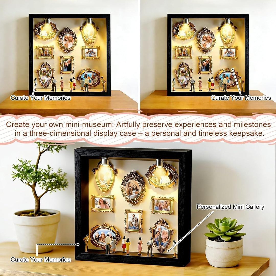 DIY Mini Museum Silhouette Box, DIY Mini Museum Bilderrahmen, Museum of Us
