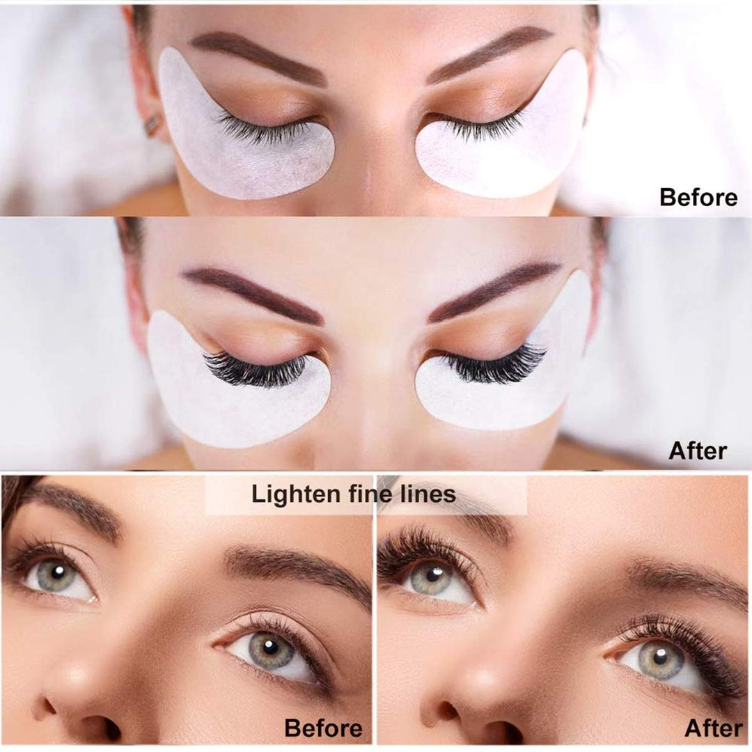 Wimpernverlangerung Set, TwoWin Make-up Trainieren Bausatz mit Wimpernpolster Bürste Verlängerungsri