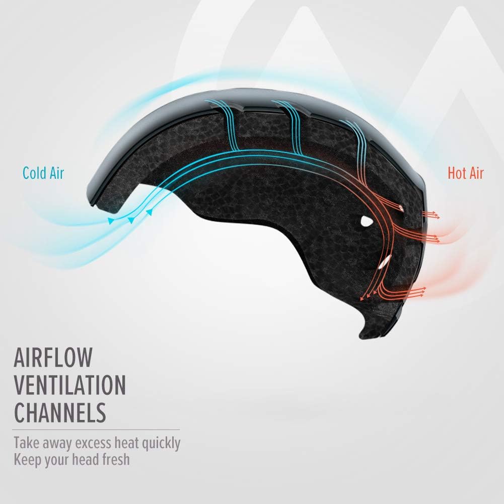 OutdoorMaster Kelvin Unisex Skihelm - Schneesporthelm für Skifahren/Snowboard mit Belüftungssystem,