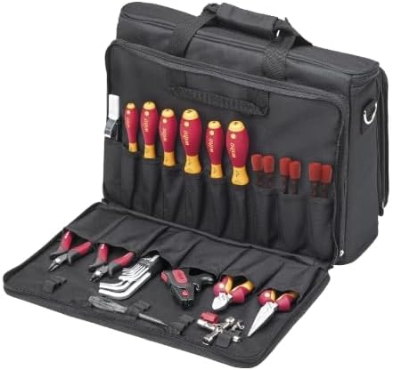 Wiha Werkzeug Set Service-Techniker 30-tlg. inkl. Tasche I Werkzeugsatz für Elektriker I VDE (43879)
