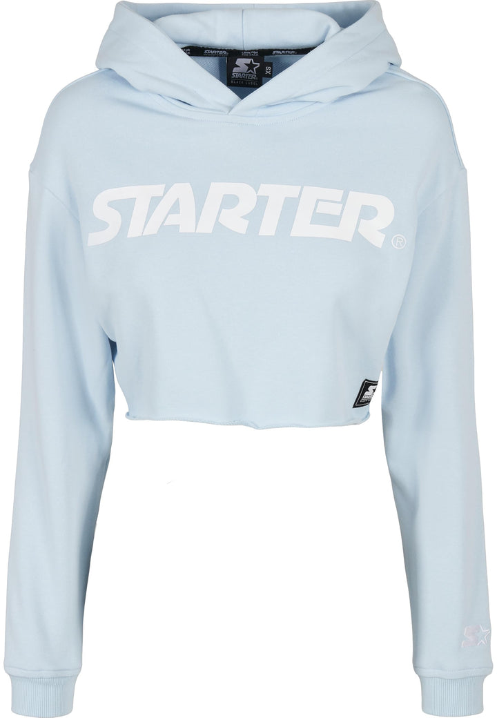 STARTER BLACK LABEL Damen Ladies Starter Cropped Hoody, Icewaterblue