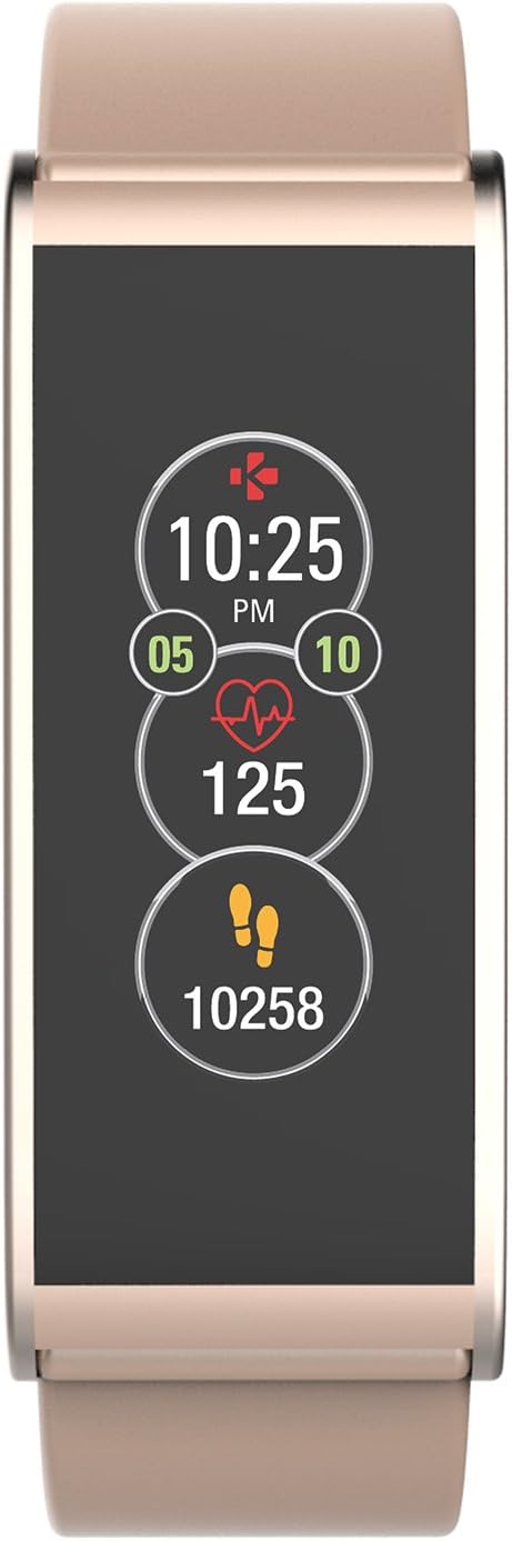 MyKronoz ZeFit4 HR Aktivitätstracker mit Herzfrequenzmonitor, Farbtouchscreen und smarten Benachrich