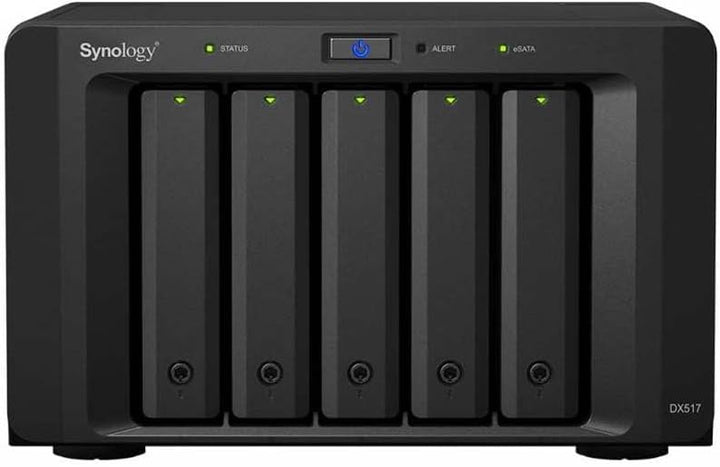 Synology 10000GB DX517 5 Bay Desktop-NAS-Erweiterungsgehäuse, Enclosure Enclosure Enclosure Single,