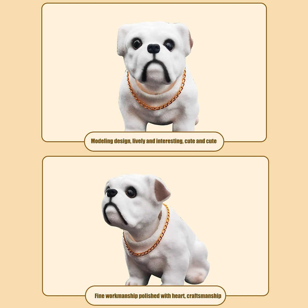 Wackelkopf Hunde,Auto Puppe,Harz Niedlich Schütteln Kopf Hund Dekoration,für Auto Innenraum Home Des