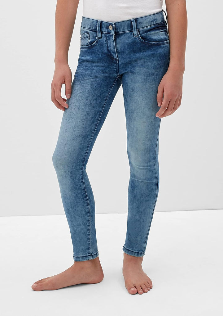 s.Oliver Mädchen Jeans 164 Blau, 164 Blau