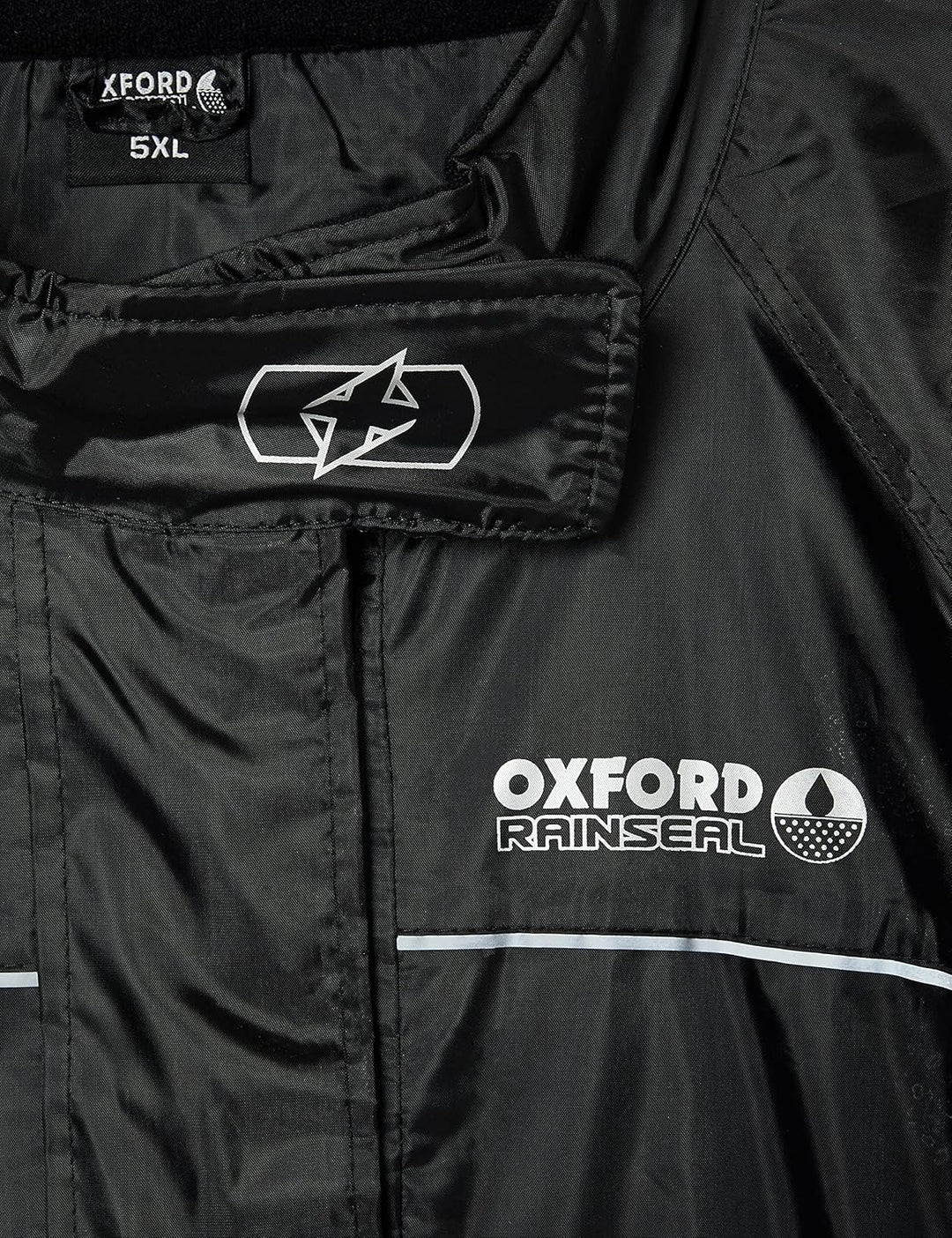 Oxford Rainseal Überjacke/Hose/Stiefel Überjacke. Schwarz XXL, Überjacke. Schwarz XXL