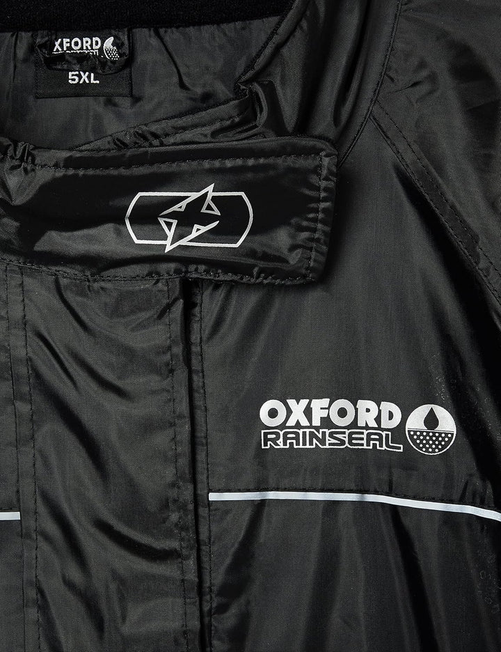 Oxford Rainseal Überjacke/Hose/Stiefel Überjacke. Schwarz XXL, Überjacke. Schwarz XXL