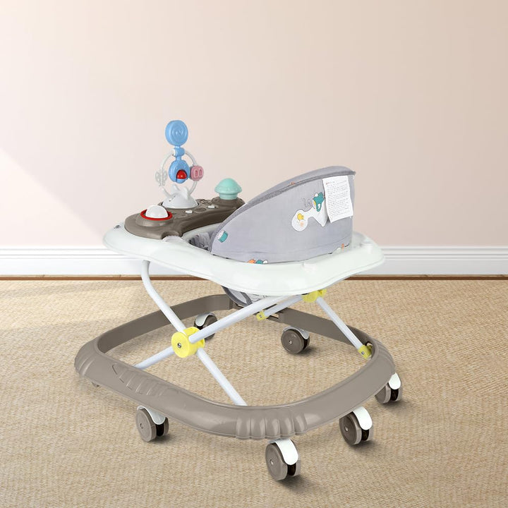 Lauflernhilfe für Jungen und Mädchen,Baby Gehfrei Lauflernwagen mit Spielcenter,Geräuscharm, Anti-Ro