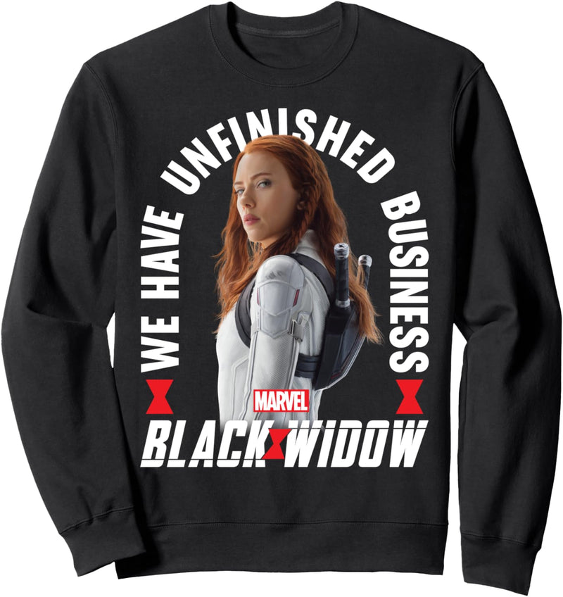 Marvel Black Widow Unfinished Business Portrait Sweatshirt