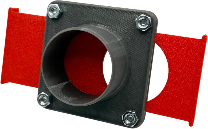 3er Set Blastgate DN 50 mm mit Muffe | Luft-Absperrschieber | Werkstattabsaugung | Späneabsaugung |