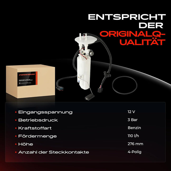 Kraftstoffpumpe Benzinumpe für Cirrus Stratus Breeze 2.0L 2.4L 2.5L Benzin 1998-2000 4897804AA