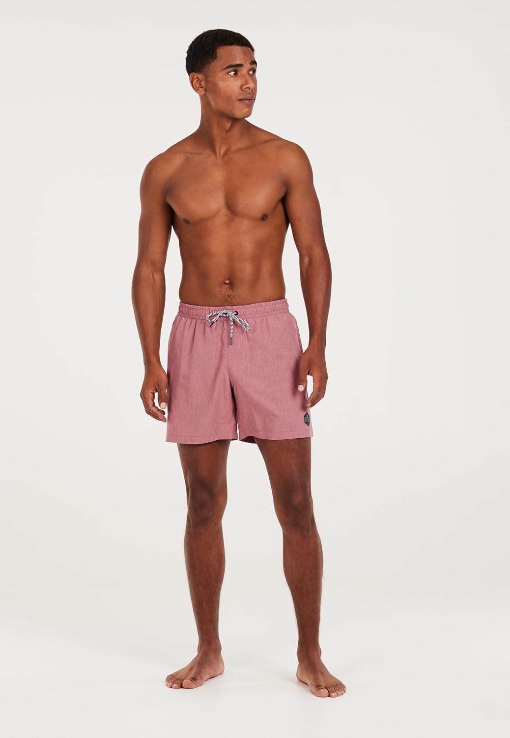 Protest Herren Badeshorts Davey M Deco Pink, M Deco Pink