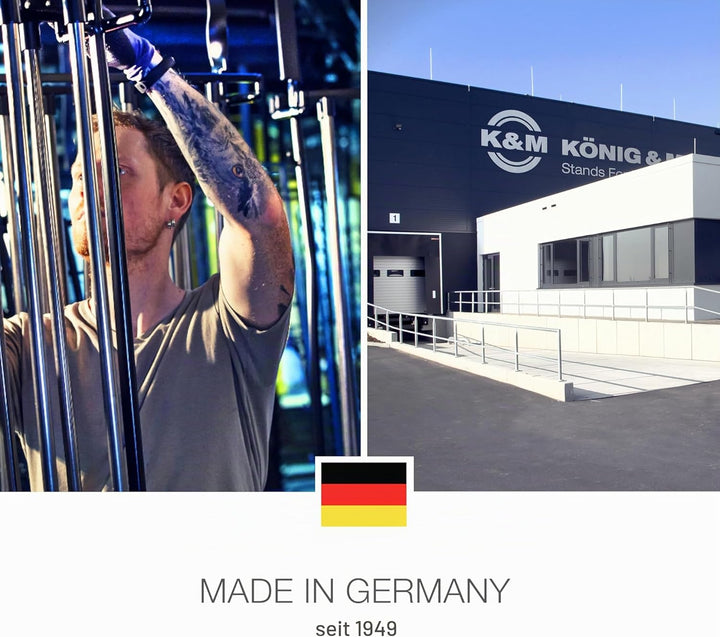 K&amp;M 16075 Kopfhörer-Tischstativ Over Ear Basaltgrau -aus Stahl – mit Gummiauflage und schlanker Silh