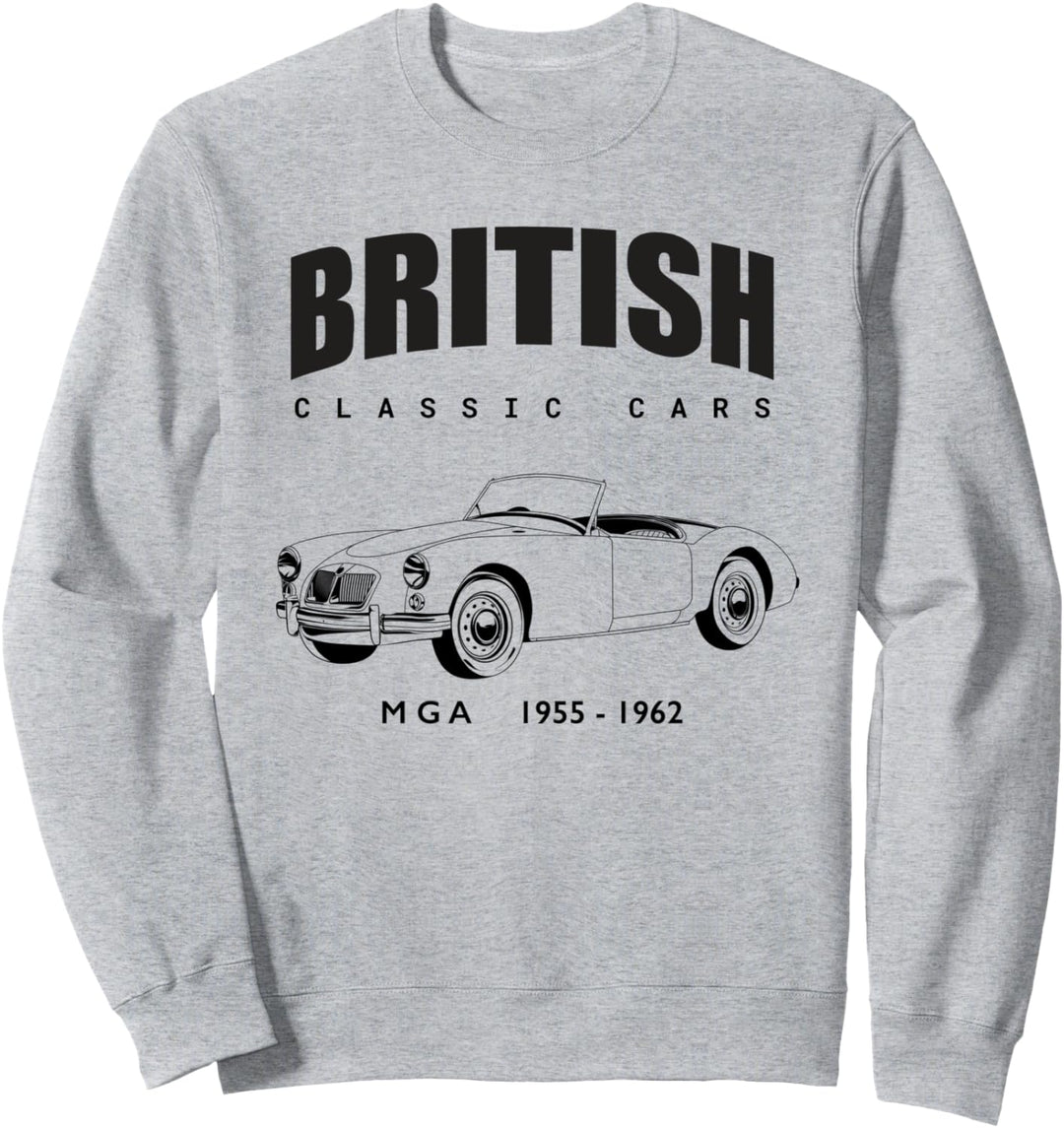 Britische klassische Sportwagen - MG MGA-Abbildung Sweatshirt