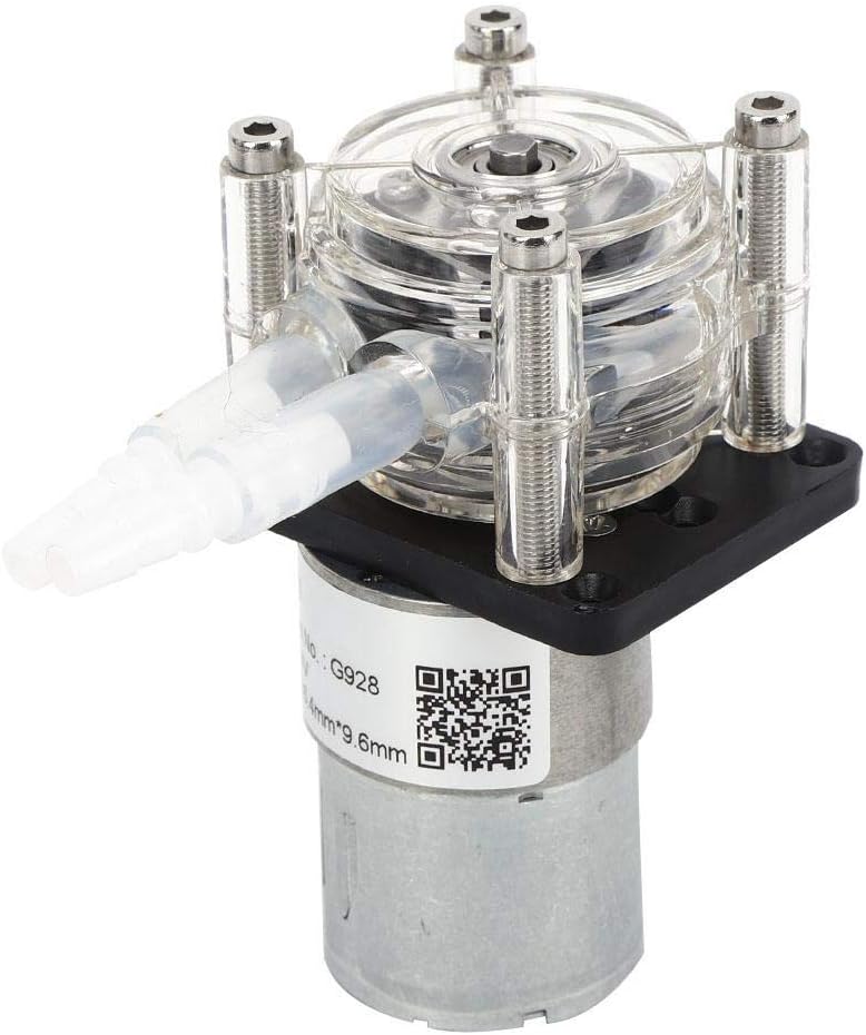 Schlauchpumpe, Peristaltikpumpe mit grossem Durchfluss, Dosierpumpe mit Edelstahlschraube für Aquari