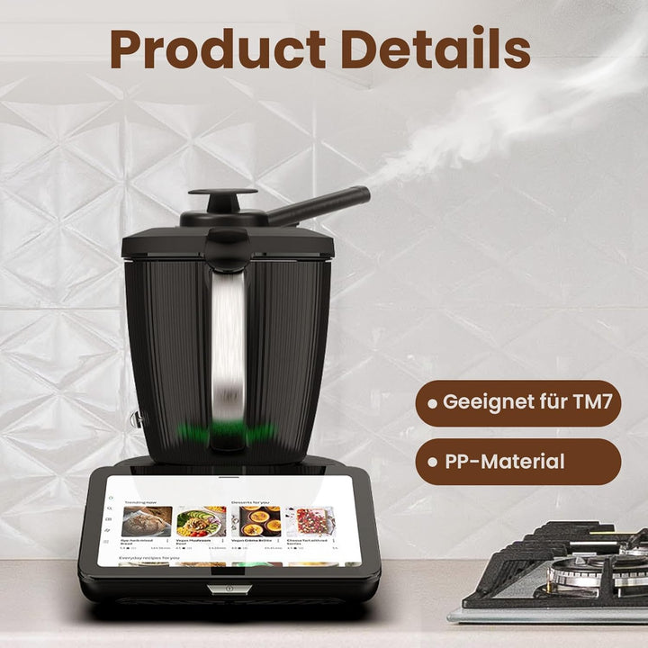 STFALI Dampfumleiter für Thermomix TM7, Zubehör für Tm7, für die Küche Zum Schutz Der Wände, Aufhäng