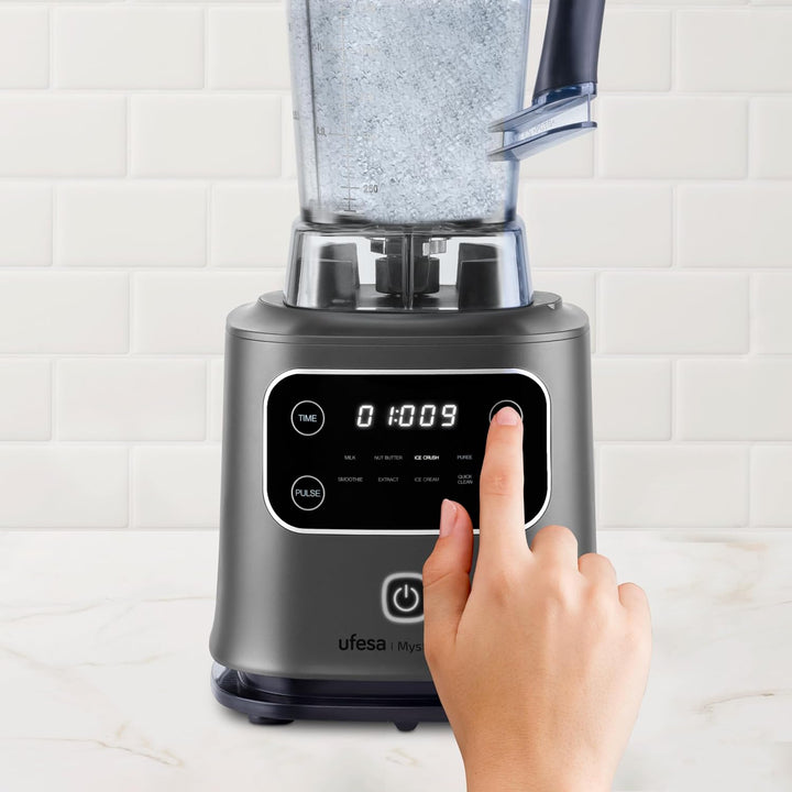 Ufesa Mystiz Topaz Standmixer, 2000W Leistung, 2L Tritan-Krug, Elektronische Geschwindigkeitssteueru